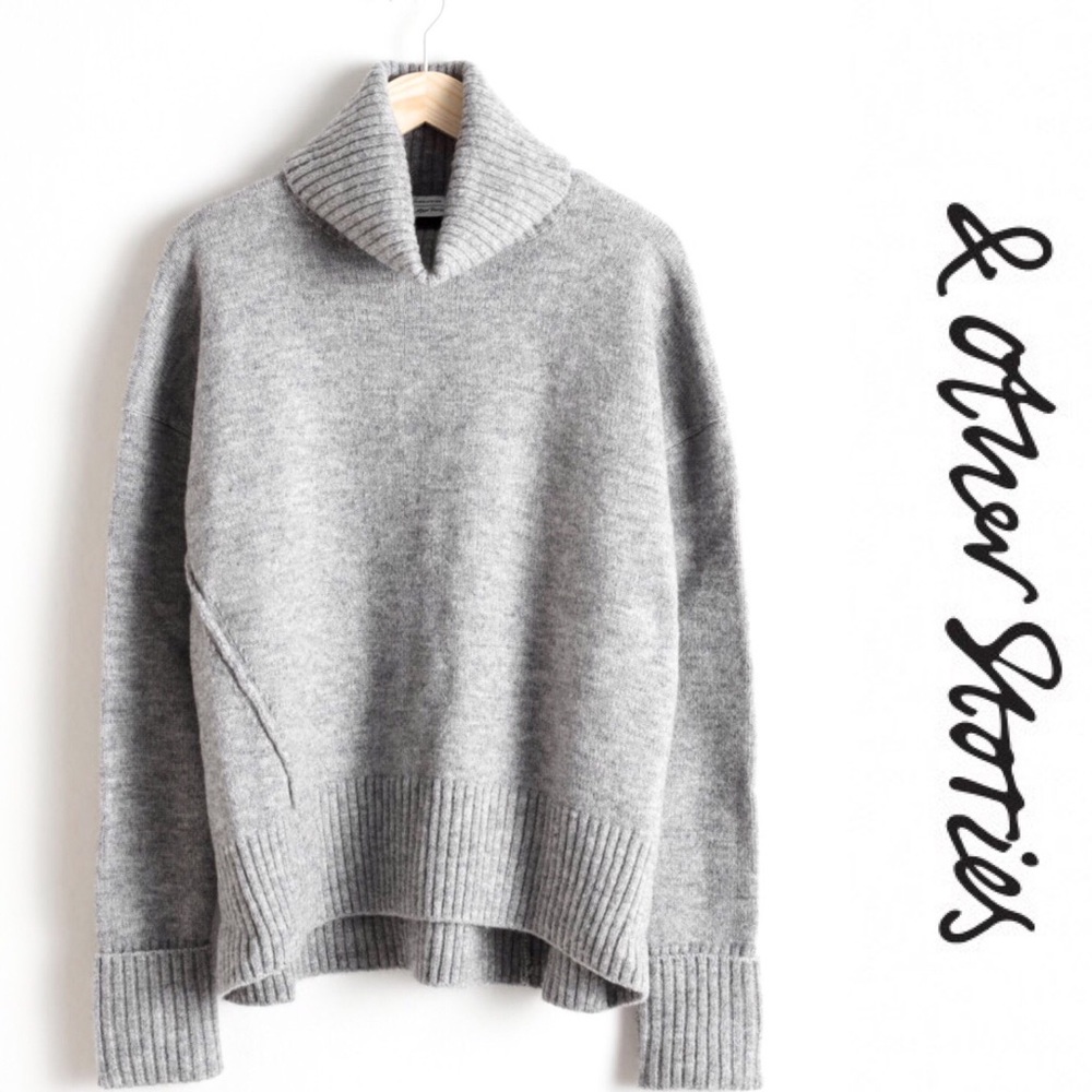 NWOT:  & Other Stories Wool Blend Chunky Sweater
